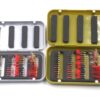 Trout nymph fly fishing bait dry/wet fly with box 6