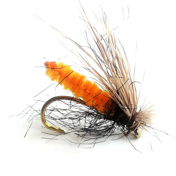 Fishing bait insects made of deer hair 3