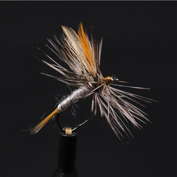 Adam flies Dry Fly Adult Mayfly fishing bait 6