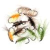 bait fly deer caterpillar beetle trout fly fishing fly bait 4