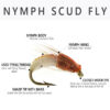 The nymph Scudidae is suitable for trout fishing with insect baits 3