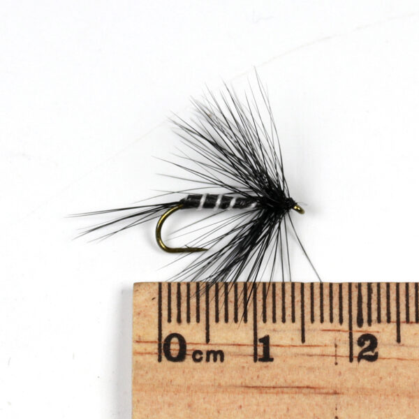 Black Zebra Mosquito Fly Trout Fishing Dry Flies Fly Fishing Bait Fly 3