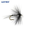 Black Zebra Mosquito Fly Trout Fishing Dry Flies Fly Fishing Bait Fly 1