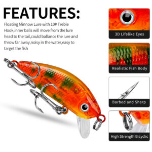 Artificial Wobbler Bass Japan Fly Fishing Accessories