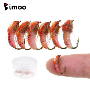 The nymph Scudidae is suitable for trout fishing with insect baits