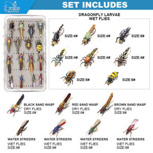 bright feathered fake fishing bait