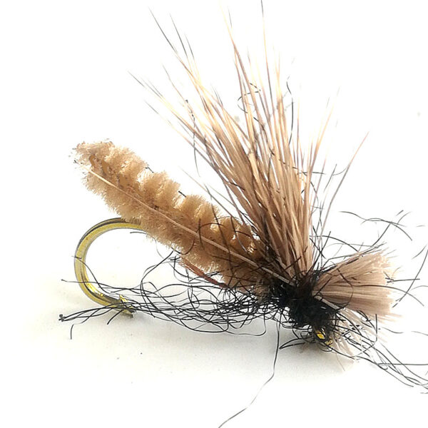 Fishing bait insects made of deer hair 4