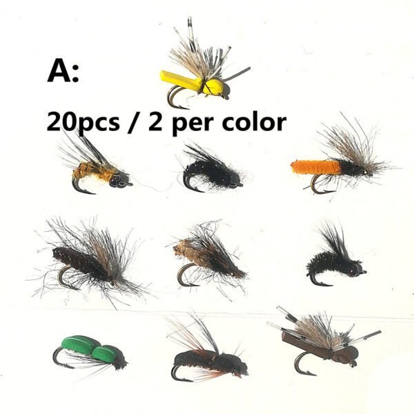 fly fishing fly insect salmon trout bait combo 3