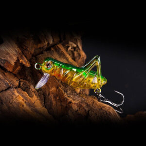 Grasshopper insect Fishing Lures hard bait Lifelike Artificial bait Bass Swimbait