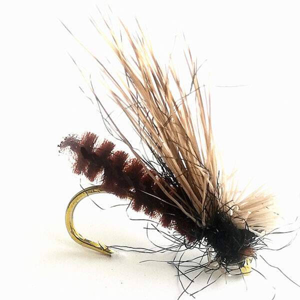 Fishing bait insects made of deer hair 5
