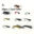 fly fishing fly insect salmon trout bait combo 4
