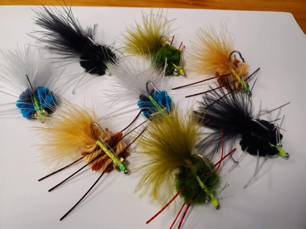 Merkin Crab  Permit Crab  Bonefish Crab Fly  Dry Flies Nymphs Fly Fishing Flies Kit