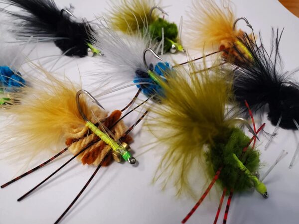 Merkin Crab  Permit Crab  Bonefish Crab Fly  Dry Flies Nymphs Fly Fishing Flies Kit - Image 2