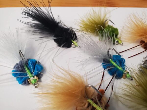 Merkin Crab  Permit Crab  Bonefish Crab Fly  Dry Flies Nymphs Fly Fishing Flies Kit - Image 3
