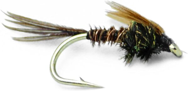 Fly Fishing Lures  16pc in 8 Patterns of Dry Dry Flies Nymphs Fly Fishing Flies Kit - Image 2