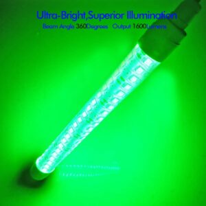 YIDAZN 12V 20W 2000Lumens Super Bright IP68 L Fishing Artificial Bait Soft Plastic Lures