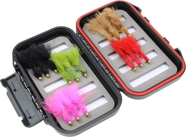 Fly Fishing Bead Head Wooly Bugger Fly Assor Dry Flies Nymphs Fly Fishing Flies Kit