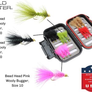 Fly Fishing Bead Head Wooly Bugger Fly Assor Dry Flies Nymphs Fly Fishing Flies Kit