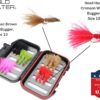 Fly Fishing Bead Head Wooly Bugger Fly Assor Dry Flies Nymphs Fly Fishing Flies Kit - Image 3