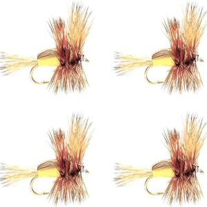 Yellow Humpy Classic Trout Dry Fly Fishing F Dry Flies Nymphs Fly Fishing Flies Kit