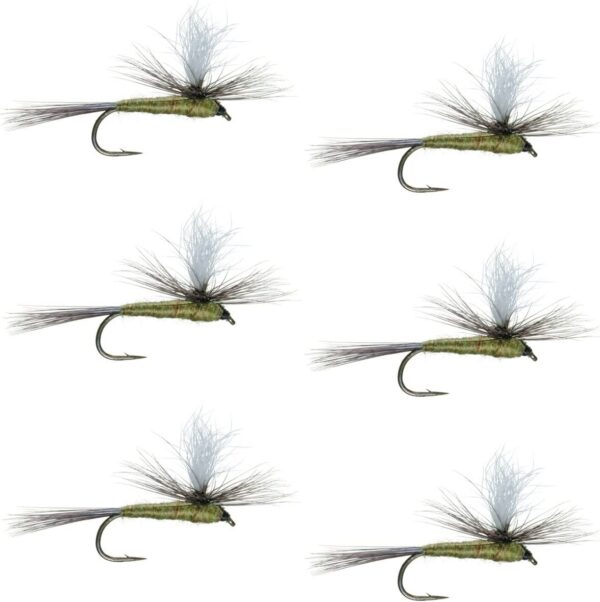 Parachute Blue Winged Olive BWO Classic Trou Dry Flies Nymphs Fly Fishing Flies Kit