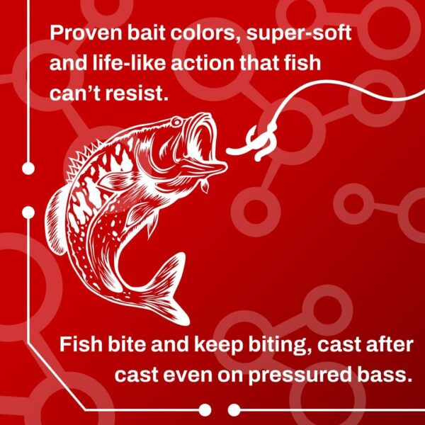 BAITFUEL X55 Formula Gel for Fishing: The Sup Fishing Artificial Bait Soft Plastic Lures - Image 3