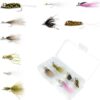 Fly Fishing Flies Assortment Saltwater Flies Dry Flies Nymphs Fly Fishing Flies Kit