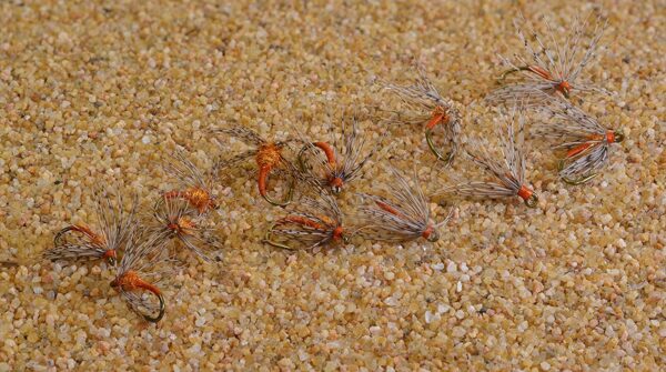1 Dozen Orange & Partridge Nymph Flies S Dry Flies Nymphs Fly Fishing Flies Kit - Image 3