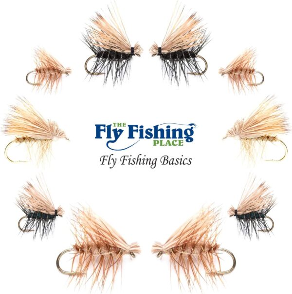 Basics Collection Elk Hair Caddis Dry Fly  Dry Flies Nymphs Fly Fishing Flies Kit - Image 6