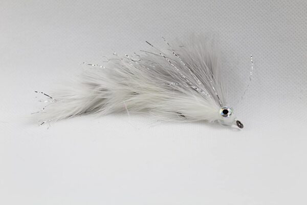 Gray Shad Marabou Game Changer Jointed Bass  Dry Flies Nymphs Fly Fishing Flies Kit