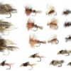 Trout Fly Starter Assortment Collection of Dry Flies Nymphs Fly Fishing Flies Kit