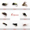 Fly Fishing Fly Kit with Tackle Dry/Wet Fly  Dry Flies Nymphs Fly Fishing Flies Kit - Image 2