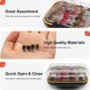Fly Fishing Fly Kit with Tackle Dry/Wet Fly  Dry Flies Nymphs Fly Fishing Flies Kit - Image 4