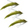 Olive Muddy Buddy Cone Head Lunchables Strea Dry Flies Nymphs Fly Fishing Flies Kit
