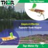 Top Hat Foam Hopper ?C 6 Pc Topwater Fly Fish Dry Flies Nymphs Fly Fishing Flies Kit - Image 2