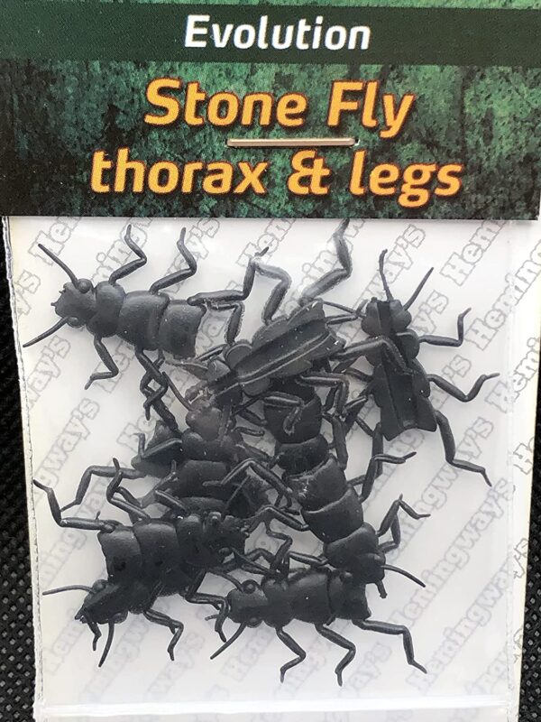 Evolution Black Stonefly Tying Set Dry Flies Nymphs Fly Fishing Flies Kit - Image 4