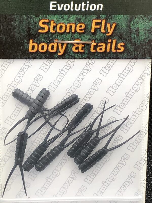 Evolution Black Stonefly Tying Set Dry Flies Nymphs Fly Fishing Flies Kit - Image 5
