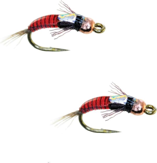 Juju Baetis Red 2 Pack Dry Flies Nymphs Fly Fishing Flies Kit