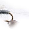 RS2 Gray Emerger Midge Nymph Fly 12 Flies  Dry Flies Nymphs Fly Fishing Flies Kit
