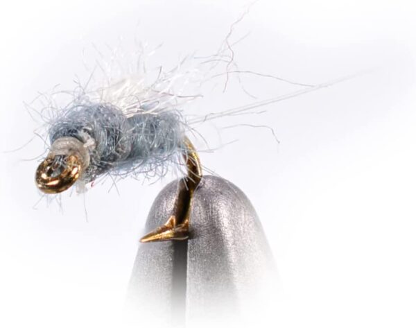 RS2 Gray Emerger Midge Nymph Fly 12 Flies  Dry Flies Nymphs Fly Fishing Flies Kit - Image 2
