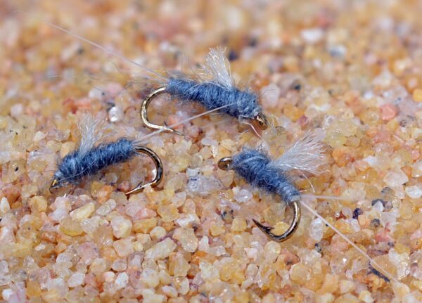 RS2 Gray Emerger Midge Nymph Fly 12 Flies  Dry Flies Nymphs Fly Fishing Flies Kit - Image 4