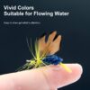 Fly Fishing Poppers  Topwater Fishing Lures  Dry Flies Nymphs Fly Fishing Flies Kit - Image 4