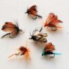 Fly Fishing Flies Kit-12pcs Handmade Various Dry Flies Nymphs Fly Fishing Flies Kit