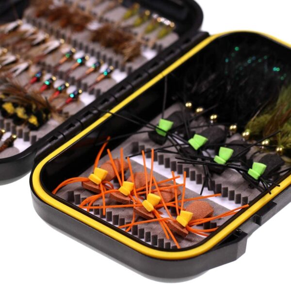 Fly Fishing Flies Assortment 28/64/92/120pcs Dry Flies Nymphs Fly Fishing Flies Kit - Image 3