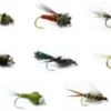 Wet Flies Assortment  8 Popular Fly Fishing  Dry Flies Nymphs Fly Fishing Flies Kit