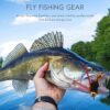 64pcs Dry Flies Bass Salmon Trouts Flies Nym Dry Flies Nymphs Fly Fishing Flies Kit - Image 4