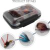 64pcs Dry Flies Bass Salmon Trouts Flies Nym Dry Flies Nymphs Fly Fishing Flies Kit - Image 6