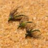 1 Dozen Hen & Olive Nymph Flies Soft Hac Dry Flies Nymphs Fly Fishing Flies Kit - Image 2