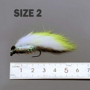 6 pcs/lot 6 Colors Assorted Zonker Streamers Dry Flies Nymphs Fly Fishing Flies Kit