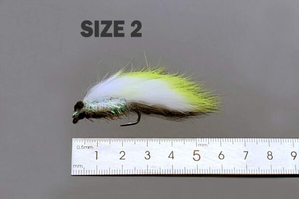 6 pcs/lot 6 Colors Assorted Zonker Streamers Dry Flies Nymphs Fly Fishing Flies Kit - Image 2